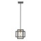 Z-Lite Titania 1 Light Mini Pendant, Bronze + Olde Brass 454MP-BRZ-OBR - alternate 2